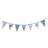 Party Collection Flag Garland Blue