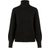 Pieces Pccava Ls High Neck Knit Bc Black Female