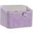 Dkd Home Decor Fjernbetjening holder Roterende Polyuretan Romantisk Syren (18.5 x 16 x 14 cm) Kasse & Kurv