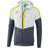 Erima Squad Track Top Jacket with Hood Men - White/Slate Grey/Bio Lime