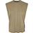 Urban Classics Ladies Modal Padded Shoulder Tank - Khaki