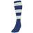 Precision Hooped Football Socks Kids - Navy/White