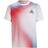 Adidas Boy's Q1 Tee - White/Vivid Red (HA1357)