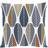 Arvidssons Textil Blader Kuddöverdrag Blå (45x45cm)