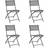 vidaXL 313081 4-pack Garden Dining Chair