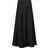 Neo Noir Bovary Crepe Satin Skirt - Black