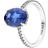 Pandora Sparkling Statement Halo Ring - Silver/Blue/Transparent