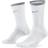 NIKE Spark Lightweight Running Socks - White/Reflect Silver