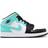 NIKE Air Jordan 1 Mid GS - White/Tropical Twist/Black