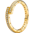 Pandora Sparkling Overlapping Ring - Gold/Transparent