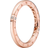 Pandora Logo & Hearts Ring - Rose Gold/Transparent