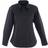 Uneek Ladies Pinpoint Oxford Full Sleeve Shirt - Black