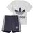 Adidas Infant Trefoil Shorts Tee Set - White/Shadow Navy (HE4655)