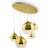 Maytoni Fermi Ceiling Flush Light 88cm