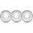 Oxballs Tri Ring Cock Cage Ringer of Do-Nut (3 pcs)