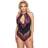 Cottelli Collection Curves Purple Lace Body Plus Size