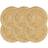 vidaXL 133835 6-pack Dækkeserviet Naturfarvet, Beige, Brun