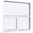 Sparvinduer FT0207 Træ Tophængte vinduer Vindue med 2-lags glas 160x130cm