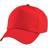 Beechfield Unisex Plain Original 5 Panel Baseball Cap - Bright Red