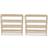 vidaXL - Shoe Rack 74x67.5cm