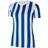 NIKE Division IV Striped Short Sleeve Jersey Women - White/Royal Blue/Black