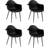 vidaXL - Kitchen Chair 84cm 4pcs
