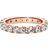 Pandora Sparkling Row Eternity Ring - Rose Gold/Transparent