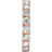 Pandora Sparkling Row Eternity Ring - Rose Gold/Transparent