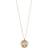 Pilgrim Libra Zodiac Necklace - Gold/Transparent