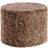 Natures Collection Cylinder Short Wool Curly Taupe Siddepuf 33cm