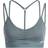 Adidas Yoga Essentials Light-Support Sports Bra - Blue Oxide