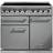 Falcon 1000 Deluxe Induction Rostfritt stål, Röd