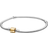 Pandora Moments Two-Tone Barrel Clasp Snake Chain Bracelet - Silver/Gold