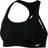 Nike Alpha High-Support Padded Keyhole Sports Bra - Black/White