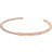 Pandora Signature I-D Bangle - Rose Gold