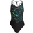 adidas Women Souleaf Graphic Swimsuit - Black