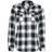 Brandit Amy Flannel Shirt - Black/White