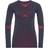 Odlo Fundamentals Perfor Long Sleeve T-shirt Women - Odyssey Gray/Diva Pink