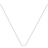 Monica Vinader Fine Chain 17"/43cm with adjuster, Sterling Silver