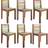 vidaXL 3082891 Kitchen Chair 85cm 6pcs