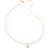 Monica Vinader Nura Tiny Keshi Necklace - Gold/Pearl