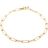 Monica Vinader Gold Alta Textured Chain Bracelet