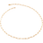 Monica Vinader Gold Alta Textured Chain Necklace Adjustable 46cm/18'