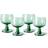 HKliving Emeralds Wine Glass 25cl 4pcs