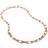 Monica Vinader Rose Gold Alta Capture Charm Necklace Adjustable 48cm/19'