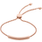 Monica Vinader Linear Chain Bracelet, Rose Gold Vermeil on Silver