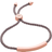 Monica Vinader Linear Friendship Bracelet - Rose Gold/Mink