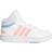 Adidas Kid's Hoops Mid - Footwear White/Acid Red/Sky Rush