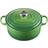 Le Creuset Signature Bamboo Green Cast Iron Round med låg 24cm