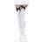 Leg Avenue White Knee Socks with Black Bows Deluxe